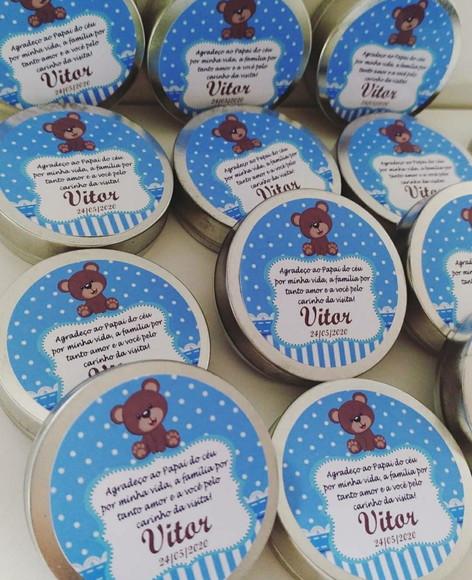 Latinha Mint Ursinho/urso Príncipe