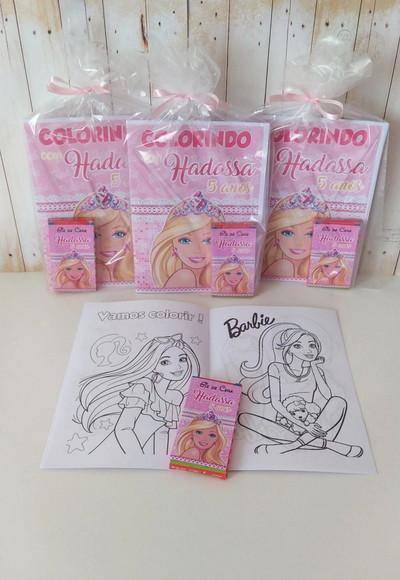 Livrinho de Colorir Barbie Lembrancinha