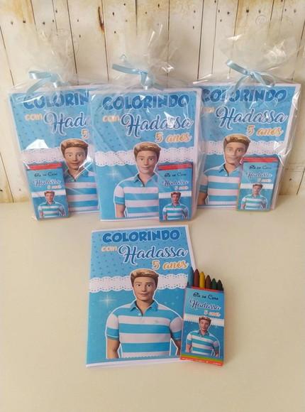 Livrinho de Colorir Ken Barbie Lembrancinha