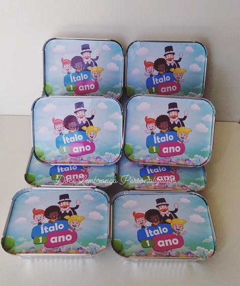 Marmitinha Mundo Bita Kit Lanche Festa na Escola Aniversário