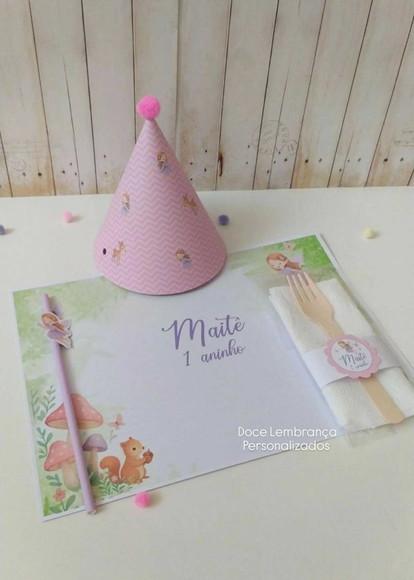 Mesa Posta Kids Bosque Encantado Fadinha