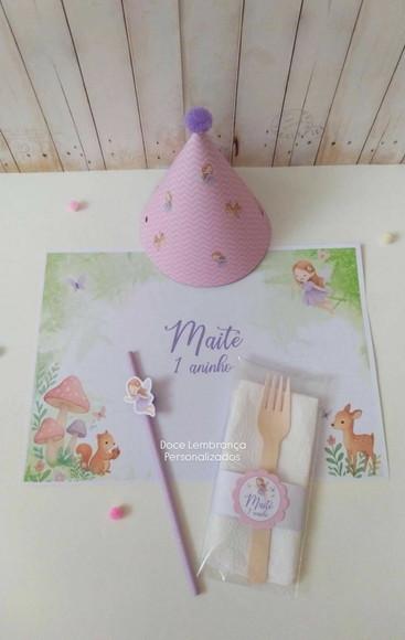 Mesa Posta Kids Bosque Encantado Fadinha
