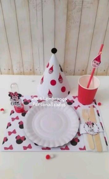 Mesa Posta Kids Café da Manhã com Foto Carinha Bebê