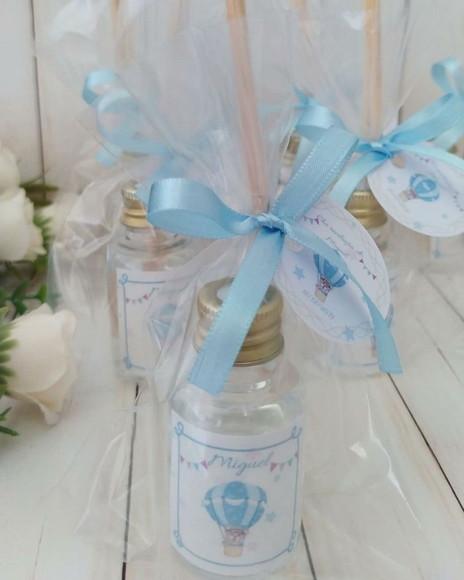 Mini aromatizador lembrancinha Chá revelação