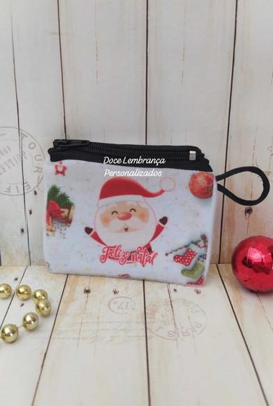 Mini Bolsinha Porta Moeda Natal Lembrancinha