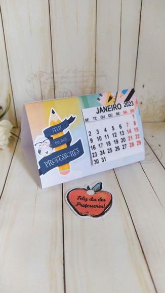 Mini Calendário de Mesa Dia dos Professores