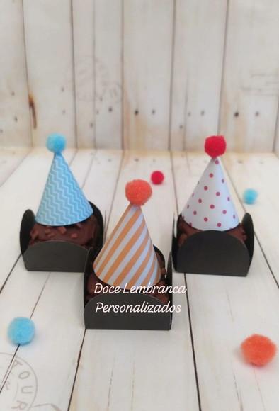 Mini Chapeuzinho para Docinhos Circo 365 Sorrisos Menino