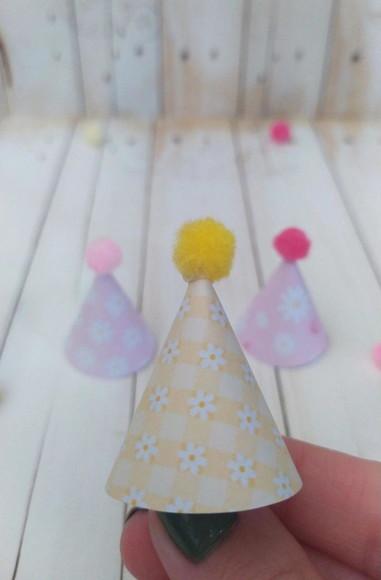 Mini Chapeuzinho para Docinhos Margarida Aniver Infantil