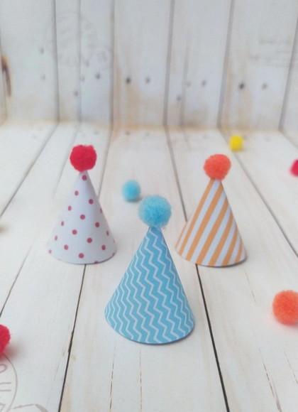 Mini Chapeuzinho para Docinhos Circo 365 Sorrisos Menino