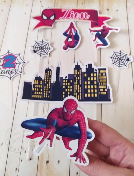 Mini Kit Festa na Escola Personalizado Homem Aranha