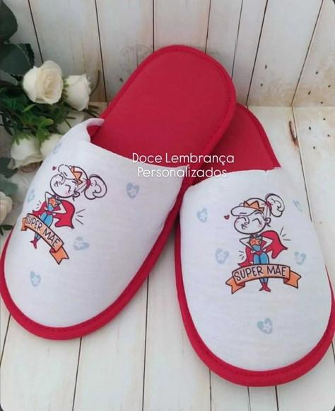 Pantufa Personalizada Dia das Mães