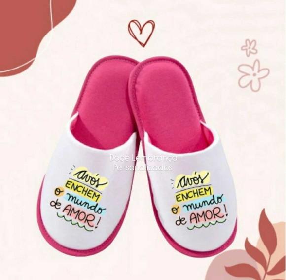 Pantufa Personalizada Dia dos Avós