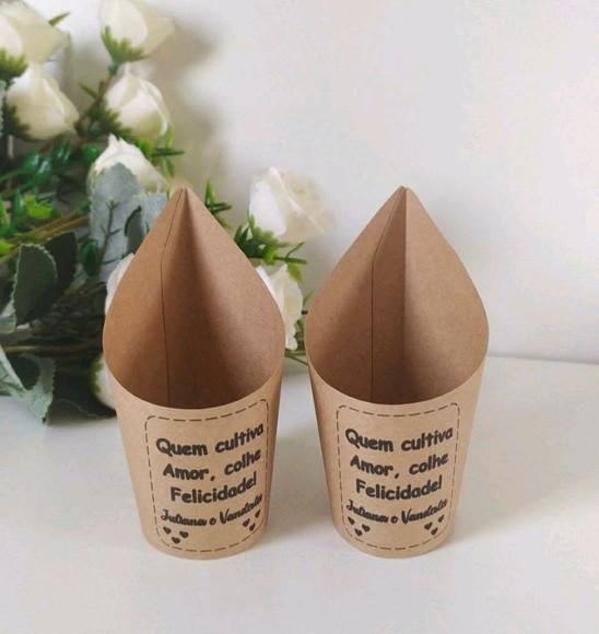 Rótulos para Mini Suculenta Rústico Casamento