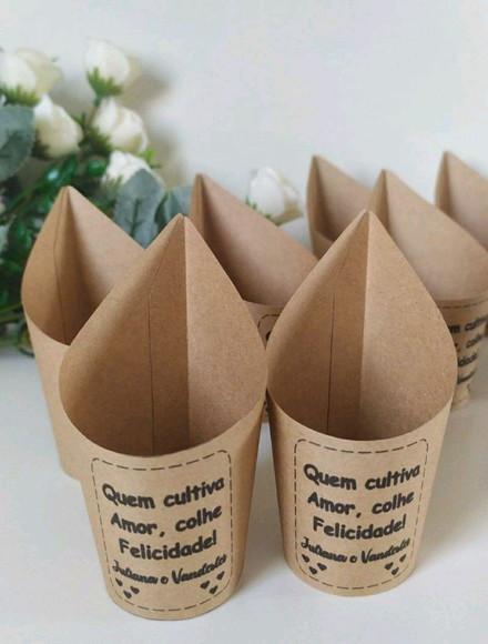 Rótulos para Mini Suculenta Rústico Casamento