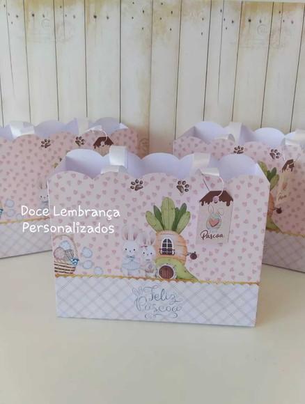 Sacolinha de Páscoa Coelhinho para Lembrancinha