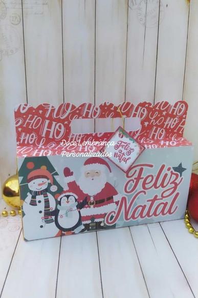 Suporte Caixa de Bombom Personalizado Natal Lembrancinha