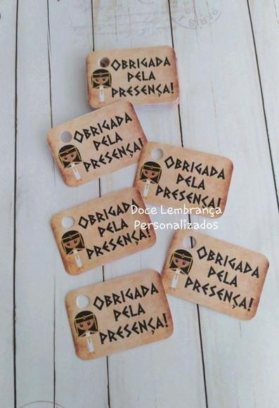 Tag Egito para Lembrancinhas Menina