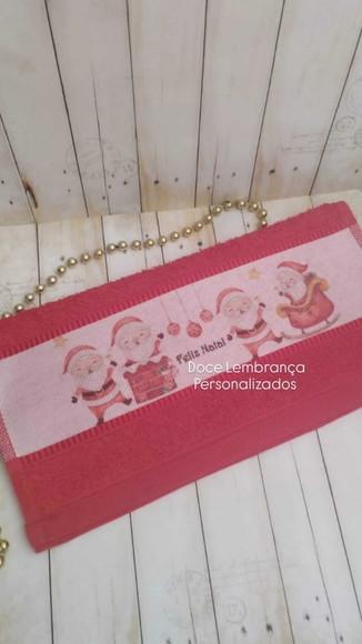 Toalhinha Personalizada Natal Lembrancinha Brinde Fim de Ano
