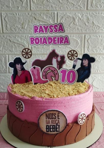 Topper de Bolo Ana Castela Boiadeira