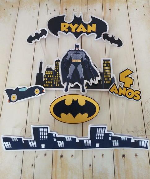 Topper de Bolo Batman