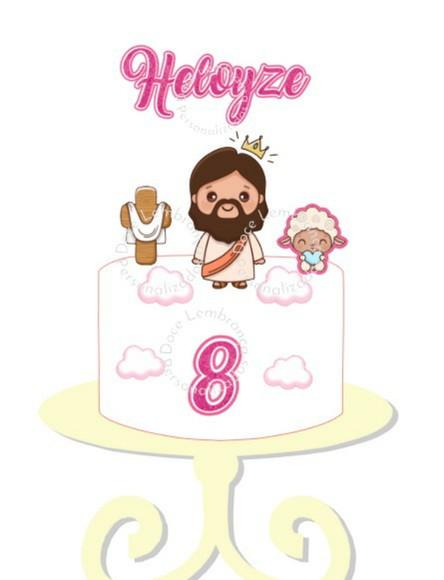 Topper de Bolo Jesus