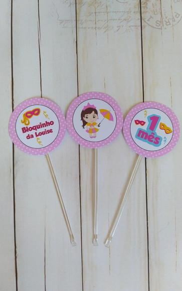 Topper Docinhos Bloquinho Carnaval 30 Unidades