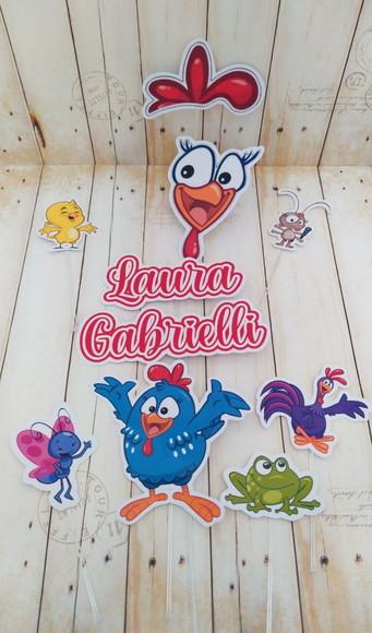 Topper Galinha Pintadinha Tradicional