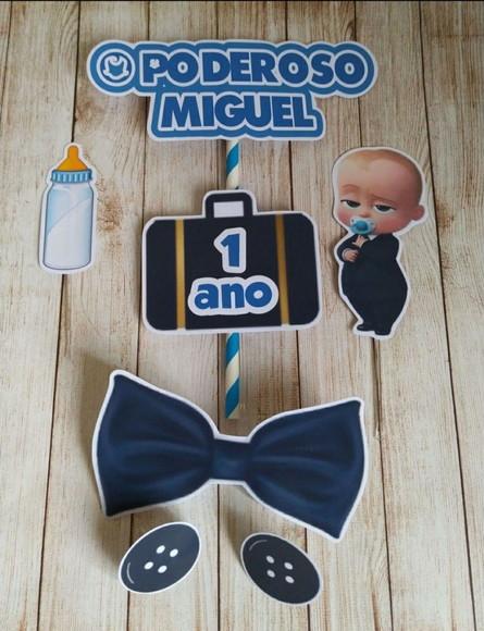 Topper para Bolo Poderoso Chefinho