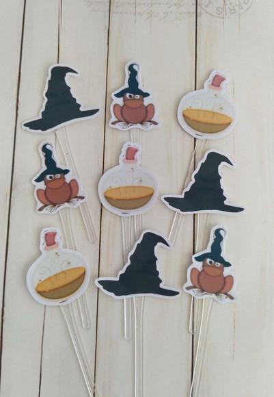 Topper para Docinhos Harry Potter 30 Unidades