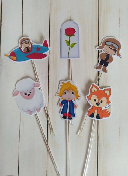 Topper para Docinhos Pequeno Príncipe 30 Unidades