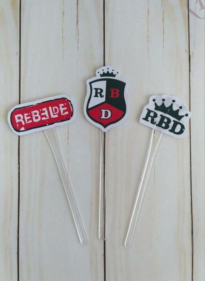 Topper para Docinhos Rbd 30 Unidades