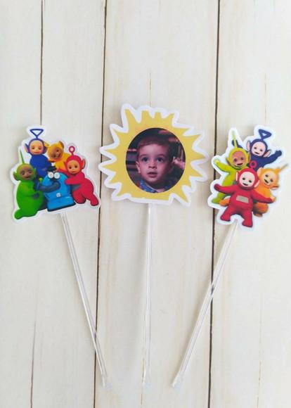 Topper para Docinhos Teletubbies Menino