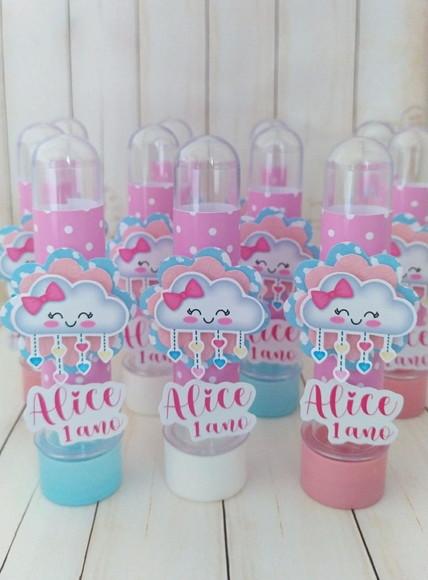 Tubetes Chuva de Amor 3d Lembrancinha aniversário, chá de bebê