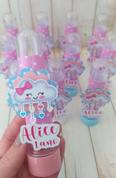 Tubetes Chuva de Amor 3d Lembrancinha aniversário, chá de bebê