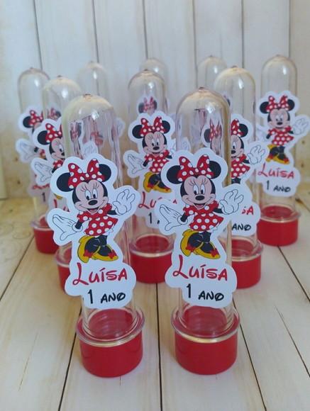 Tubetes Minnie Vermelha