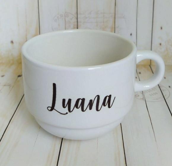 Xícara de Café/chá Personalizada com Nome