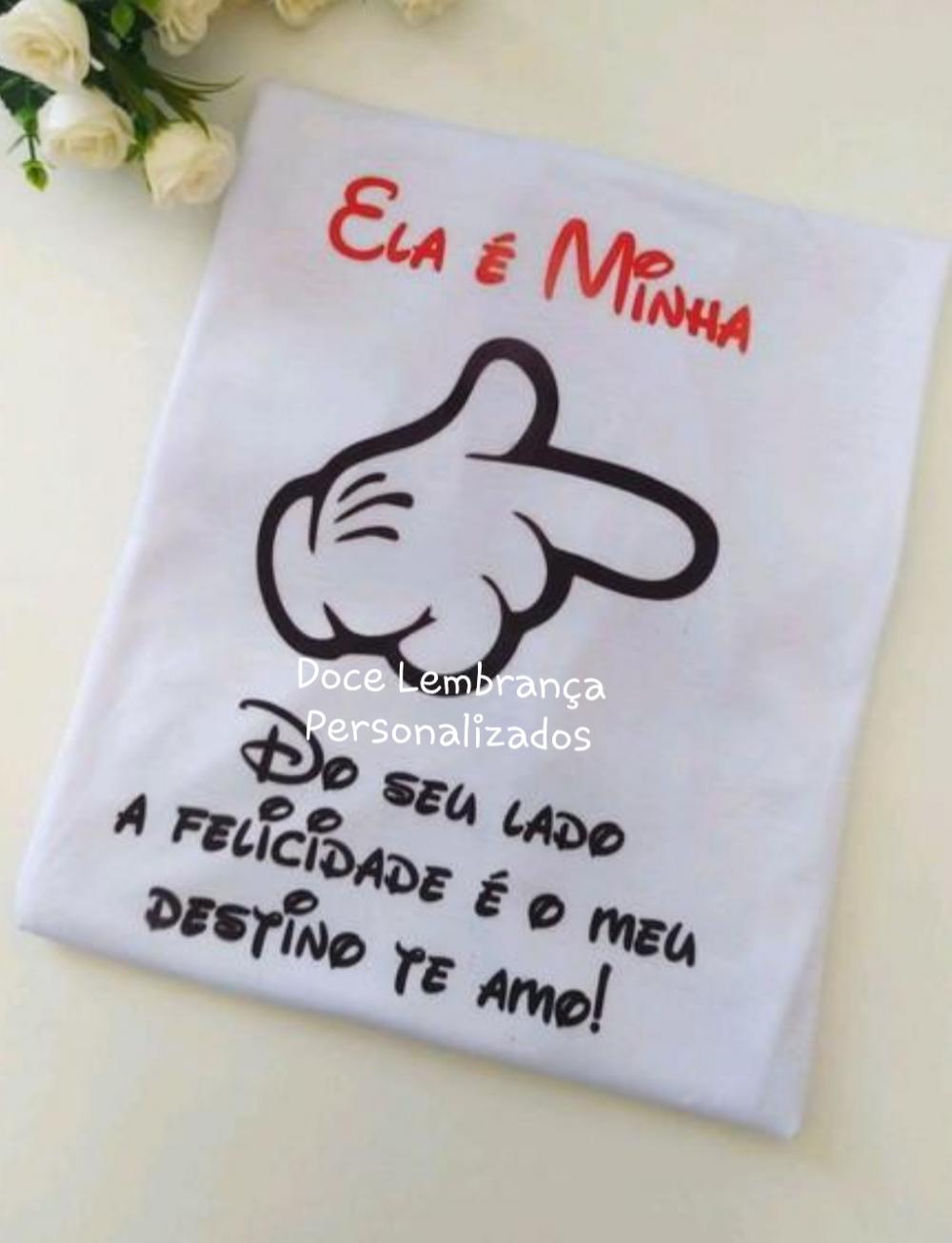 Kit Camisetas Namorados
