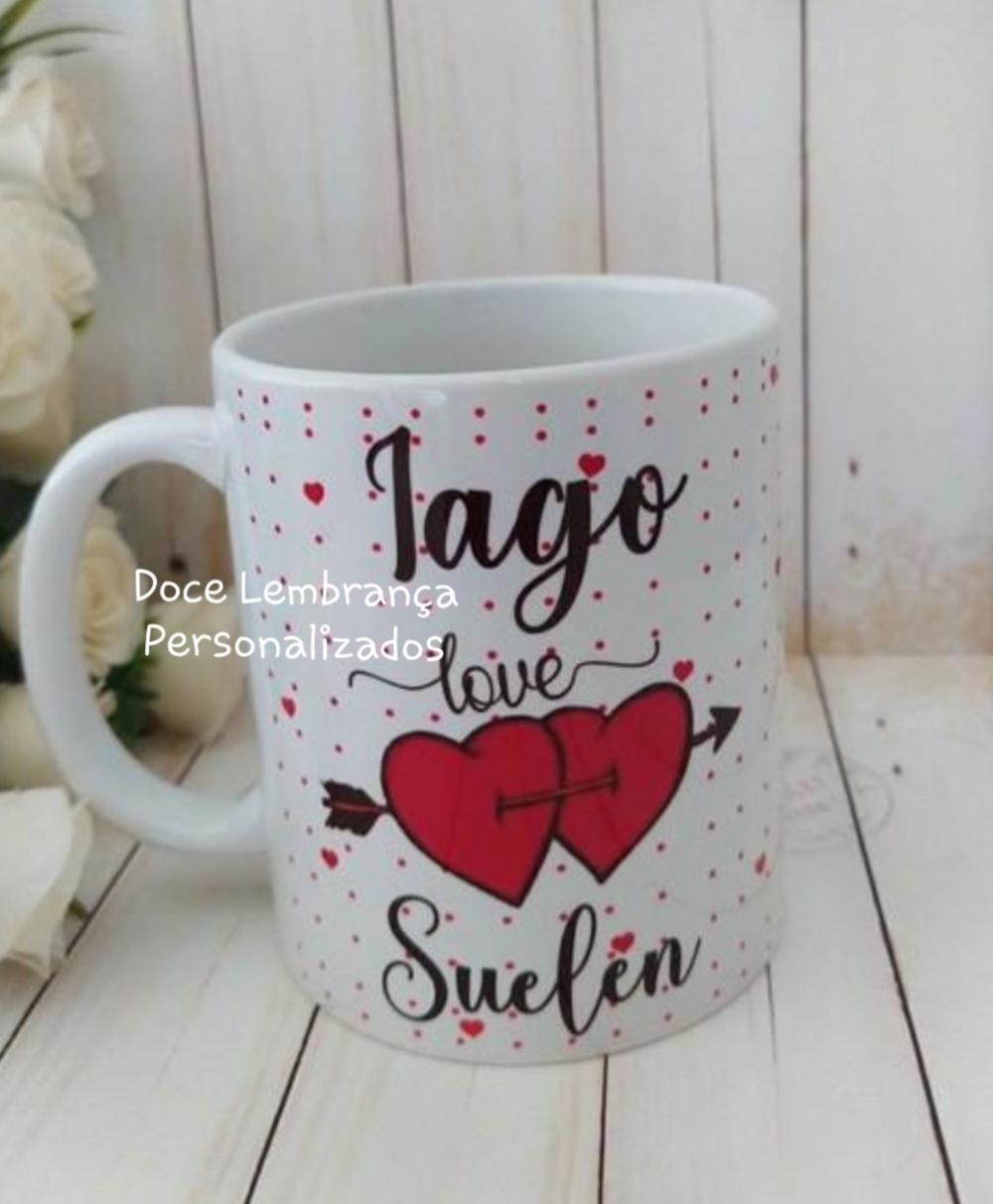 Caneca Porcelana Com Foto Namorados