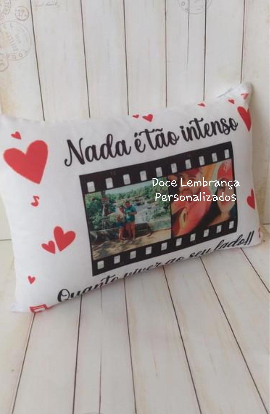 Almofada Personalizada Dia dos Namorados com Foto