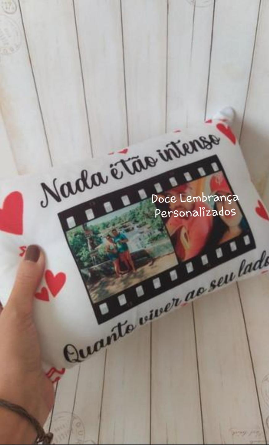 Almofada Personalizada Dia dos Namorados com Foto