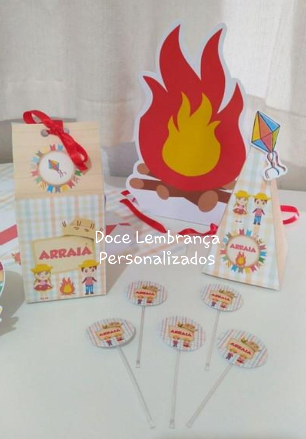 Kit Festa Junina Arraiá Menino Menina