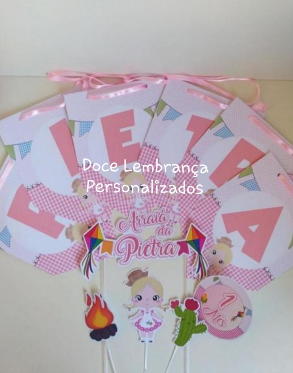 Kit Aniversário Festa Junina Arraiá Personalizado