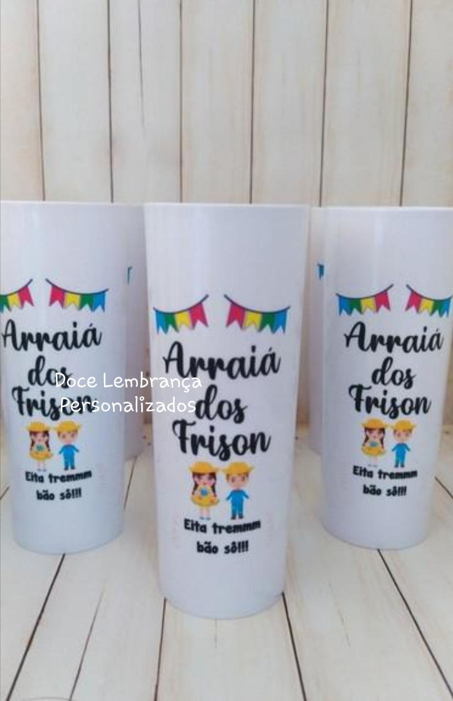 Copo Long Drink Festa Junina/arraiá