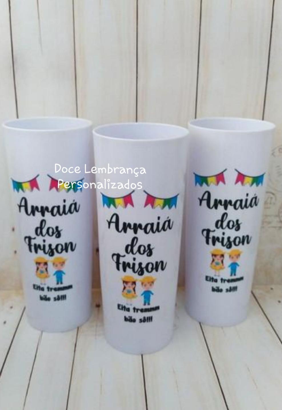 Copo Long Drink Festa Junina/arraiá
