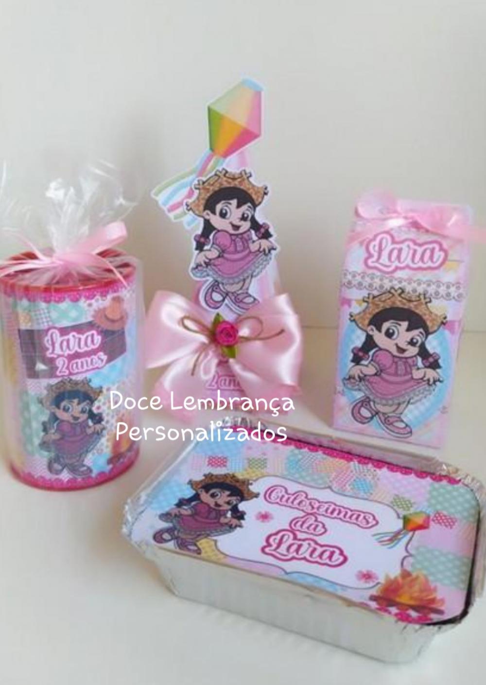 Kit 32 Peças Lembrancinhas Festa Junina/arraiá Menina
