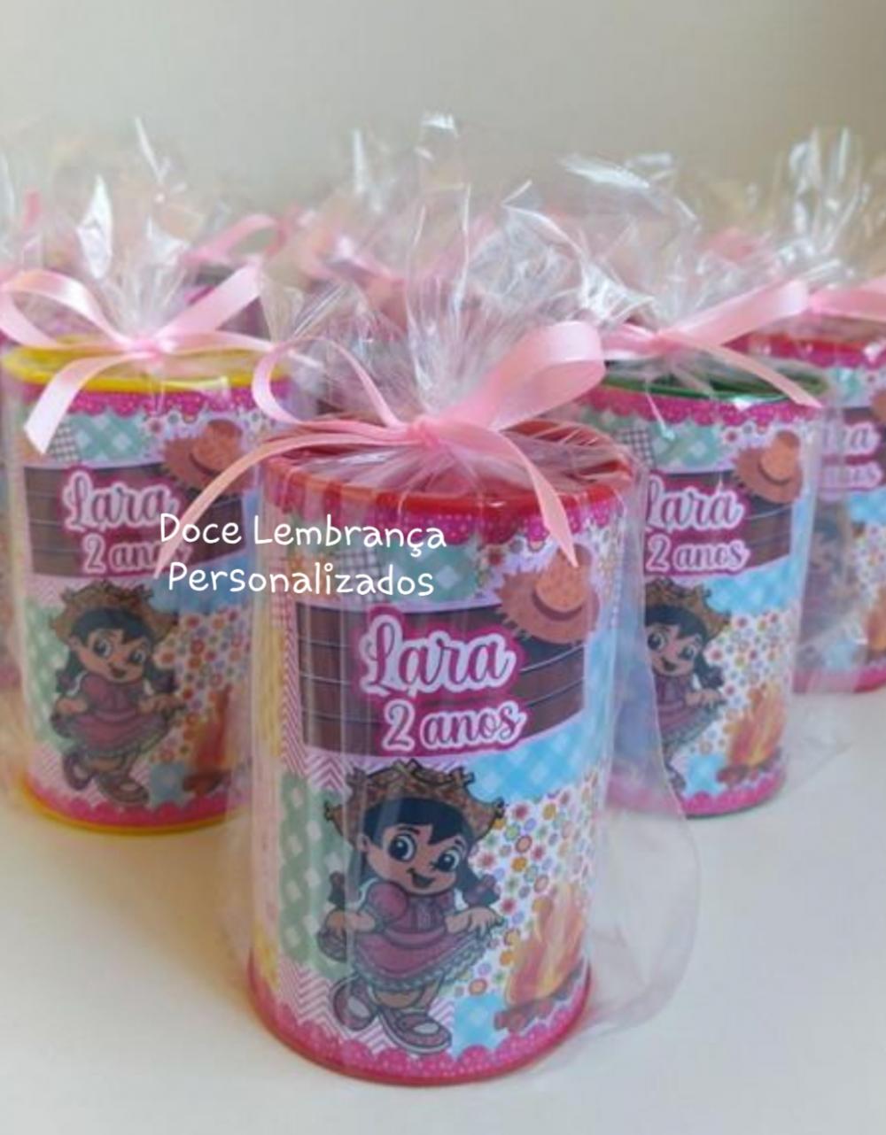 Cofrinho Festa Junina Arraiá Personalizado Embalado