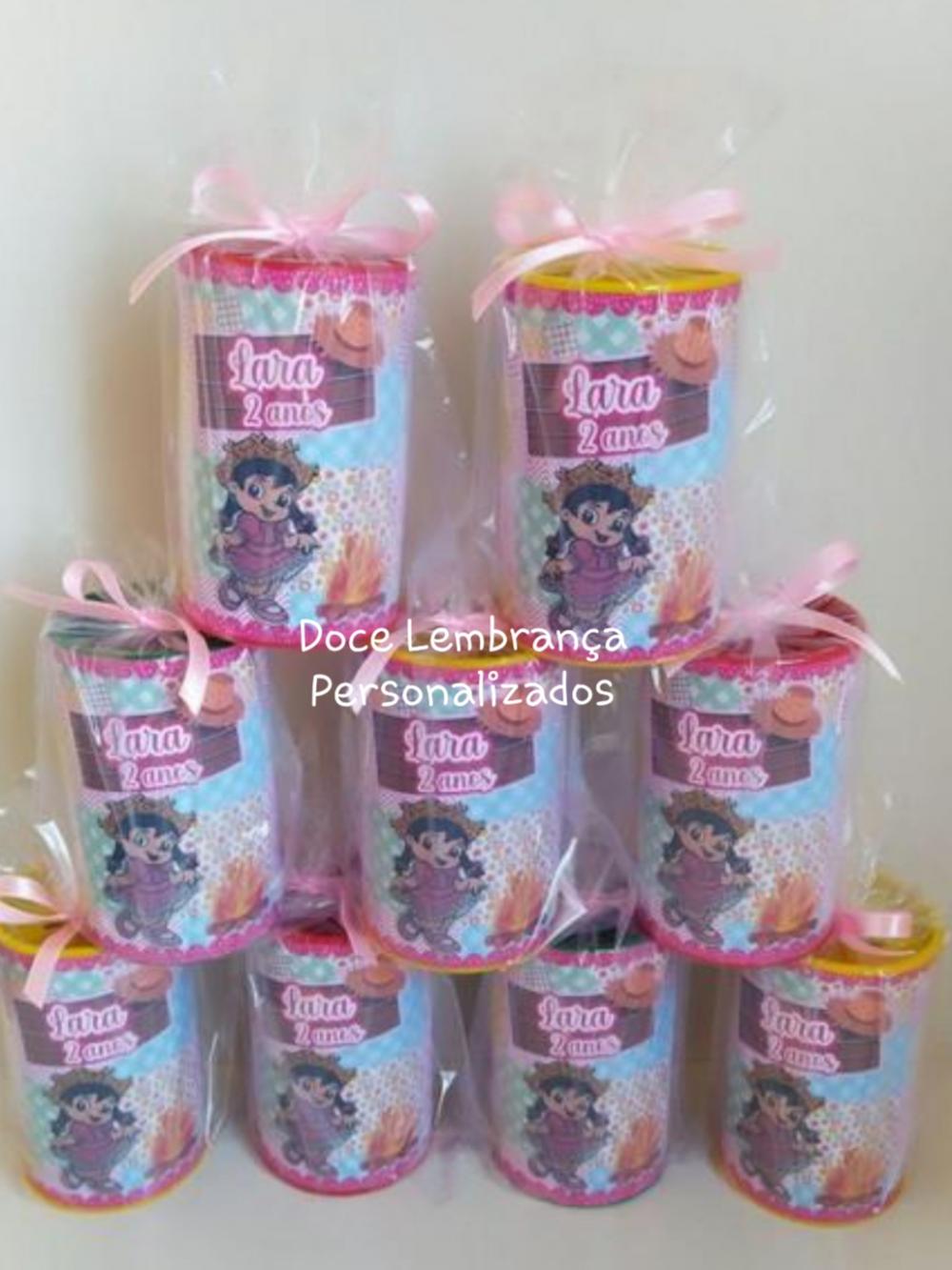 Cofrinho Festa Junina Arraiá Personalizado Embalado