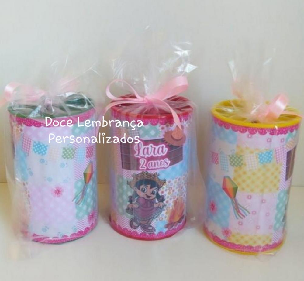Cofrinho Festa Junina Arraiá Personalizado Embalado
