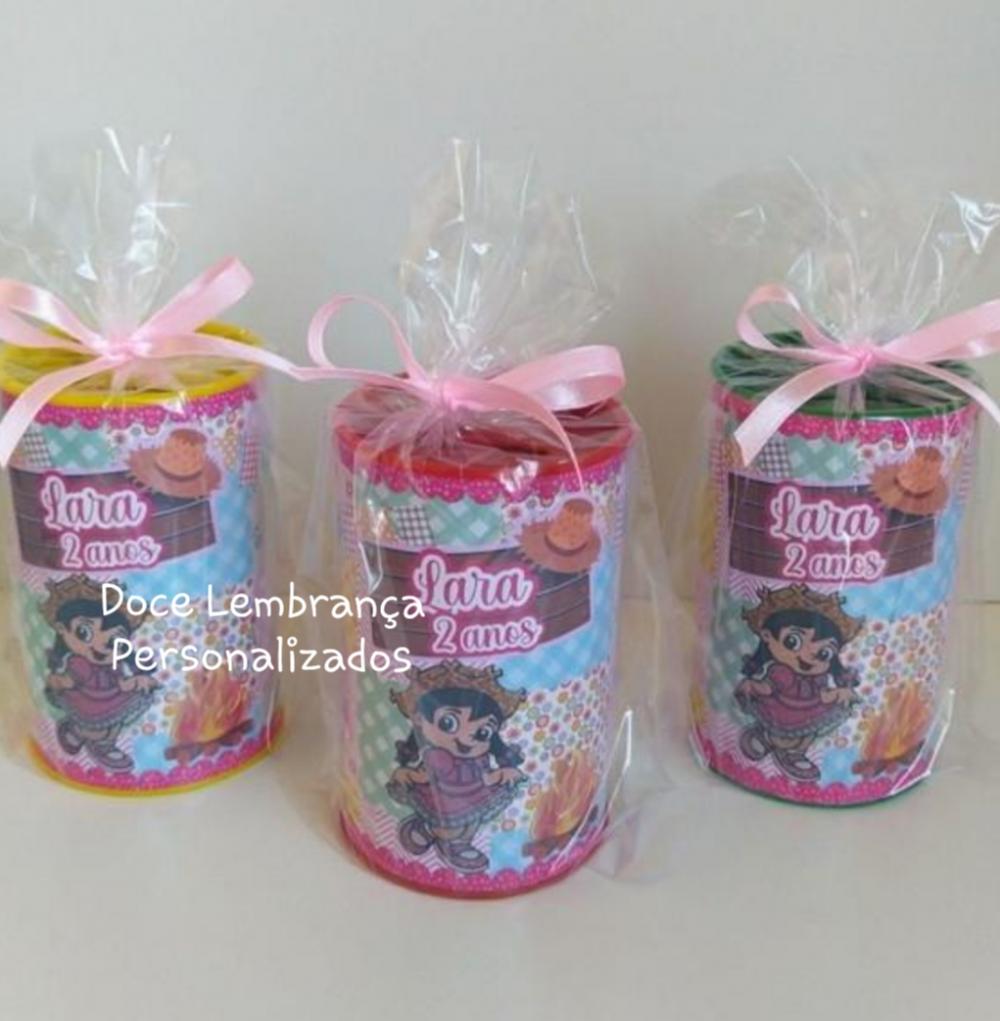 Cofrinho Festa Junina Arraiá Personalizado Embalado