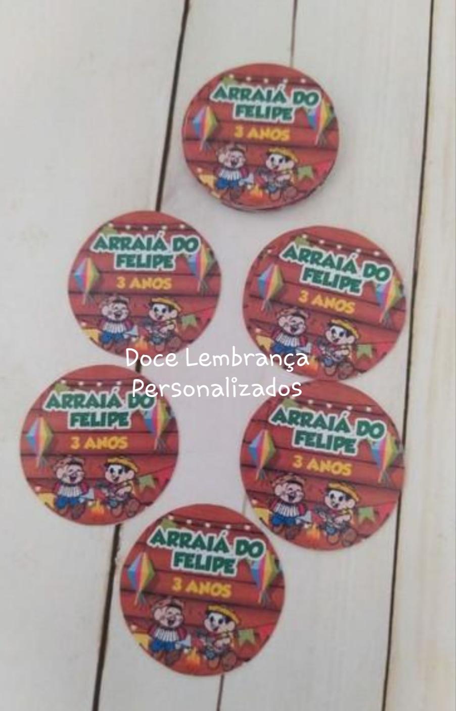 Adesivos Latinha Mint Festa Junina/arraiá
